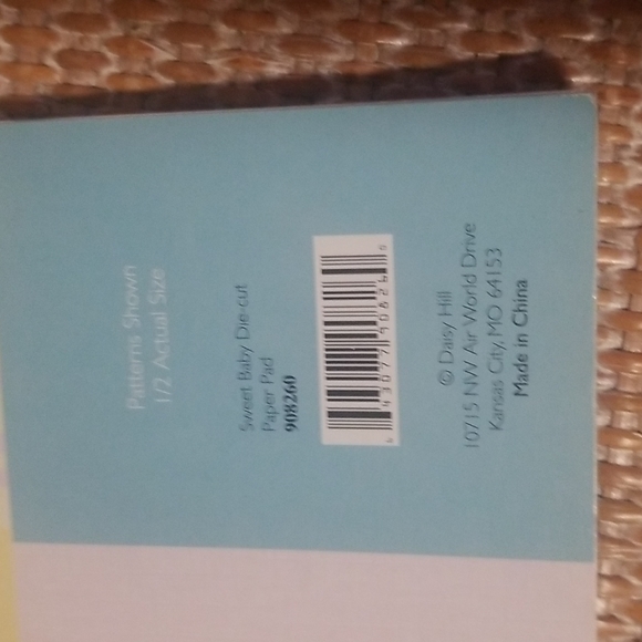 Sweet baby die-cut paper pad - Picture 2 of 8